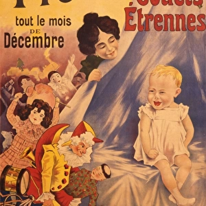 Poster advertising Pygmalion for babys first toys