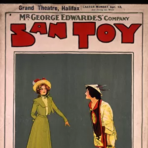 Poster, San Toy, Grand Theatre, Halifax