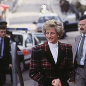 Princess Diana visiting Truro, Cornwall