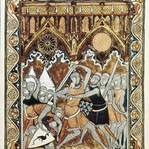 Psalter of Saint Louis (13th c. ). Abraham is
