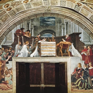 Raphael (1483-1520). The Mass of Bolsena. 1515