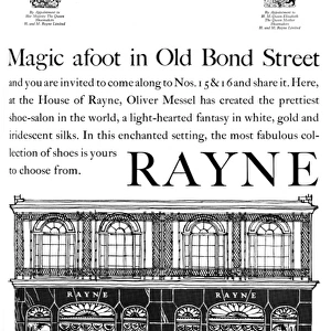 Rayne shoes advertisement
