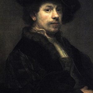 Rembrant (1606-1669). Dutch painter. Selft portrait at age o