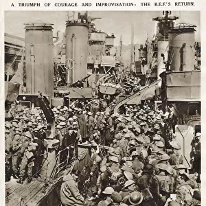 Return of British Expeditionary Force from Dunkirk, WW2