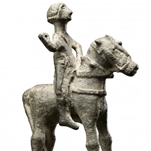 Rider. 5th-3rd c. BC. Iberian art. Sculpture