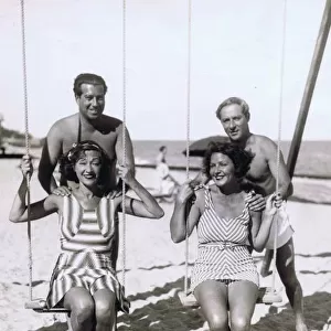 Rosie Dolly and friends at the Palm Beach, 1934