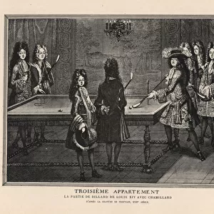 The royal game of billiards between Louis