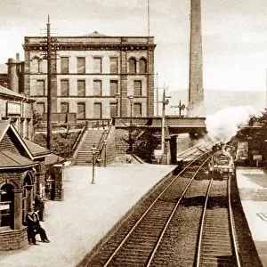 Saltaire Railway Station, early 1900s