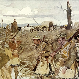 Scottish troops at Contalmaison, France, WW1