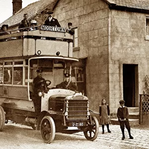 Shadwell bus terminus early 1900's