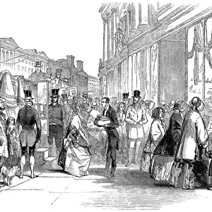 Shopping in Regent Street, London, 1849