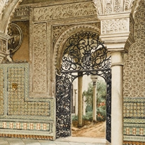 Spain - Seville - Casa Pilatos Palace entrance