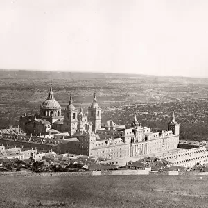 Spain view of the Escorial monastery