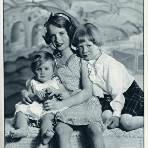 Stanley Baldwins grandchildren in 1935