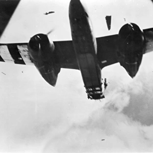 Stricken Douglas A-20 Havoc of the US 9th Air Force