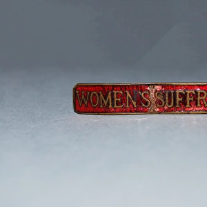 Suffrage Badge N. U. W. S. S