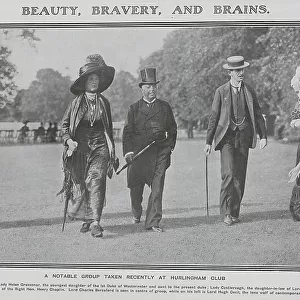Taking a stroll at the Hurlingham Club, Fulham