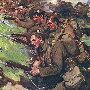 A thrilling charge, WWI by Cyrus Cuneo