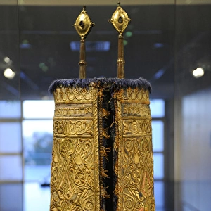 Torah mantle. Sefrou, Morroco, ca. 1926. Israel Museum. Jeru