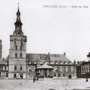 Town Hall, Bailleul, Nord, Northern France