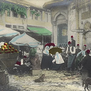 Turkish Market at Uskudar (Scutari)