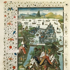 The Turkish Siege of Constantinople (1453). Gothic
