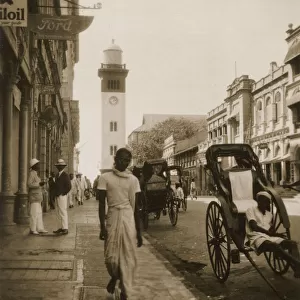 View of Chatham Street, Colombo, Ceylon (Sri Lanka)