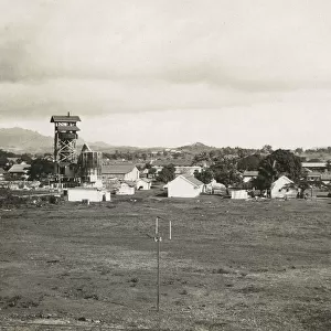 View of sugar mill, Viti Levu Island, Fiji, South Pacific