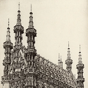 View of the Town Hall, Louvain (Leuven), Belgium