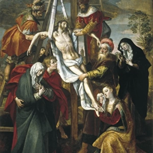 VOS, Maarten de (1531-1603). Deposition of Christ