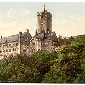 Wartburg, from the east, Thuringia, Germany