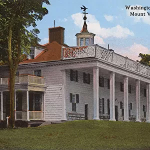 Washingtons Mansion, Mount Vernon, Virginia, USA