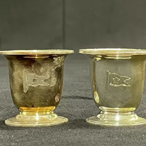 White Star Line, pair of First Class toothpick holders