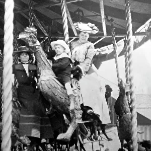 whitehaven fair in 1899 funfair lake district gallopers