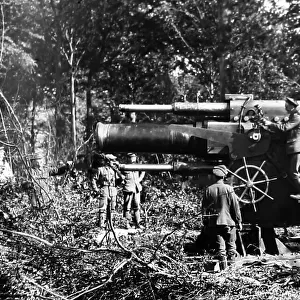 WW1 - Battle of Albert, France - 15 inch Howitzer