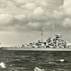 WW2 German battleship the Bismarck