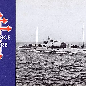 WW2 - Surcouf Submarine of the Free French Navy