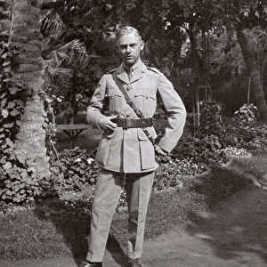 Young man of Royal Fusiliers in Egypt, WW1
