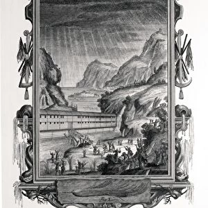 1731 Johann Scheuchzer Noahs Ark Flood