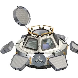 Cupola ISS module, artwork