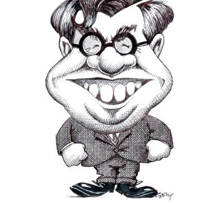 Fred Hoyle, caricature C015 / 6705