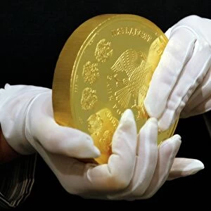 Giant gold coin, Russia C013 / 5389