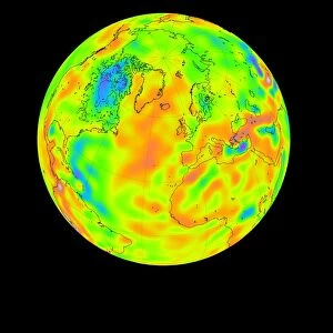 Gravity map of the whole Earth
