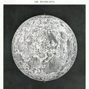 Lunar map of 1854