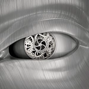 Mechanical eye, conceptual artwork F006 / 3907