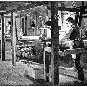 Spitalfields silk industry, 1893