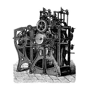 Textile finishing machine, 1880s C017 / 6860