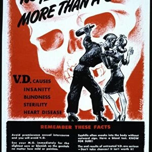 Venereal disease poster, 1940s C016 / 7425