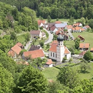 Bichishausen, District of Munsingen, Lautertal Valley, Swabian Alb, Baden Wurttemberg, Germany, Europe