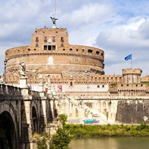 Castel Sant Angelo, Ponte Sant Angelo and Tiber River, UNESCO World Heritage Site